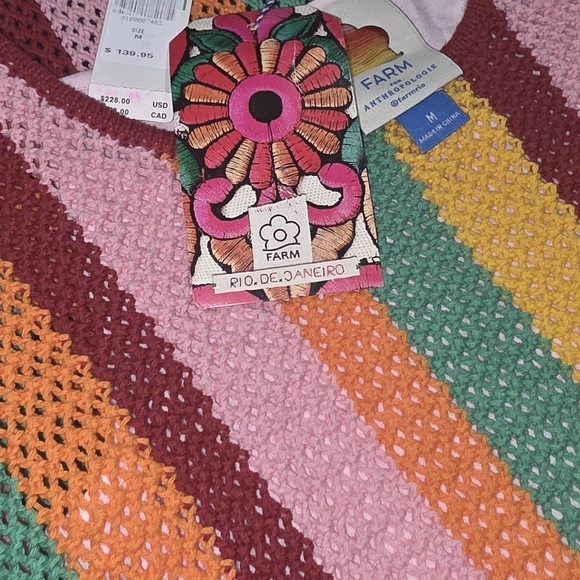 Multicolor Striped Fringe Dress - Picture 4 of 7